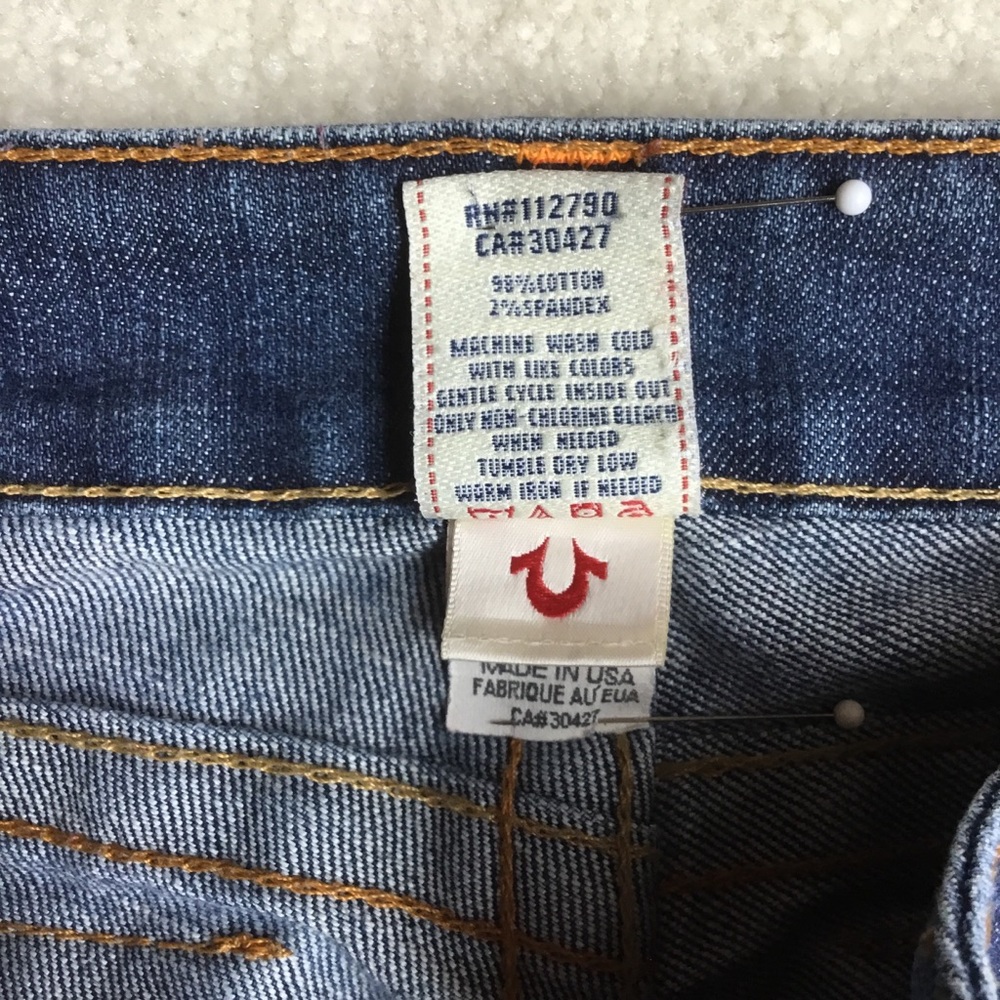 True Religion “Joey” Twisted Distressed Jeans 28 - Picture 7 of 8